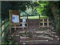 Entrance gate to Loughton church