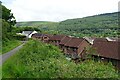 Houses beside route 8 in Aberfan