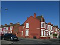 Terraced houses, corner of Park Road North and Arthur Street, Birkenhead Park