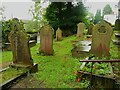 Holy Trinity graveyard west of the church, South Crosland