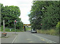 Railway bridge over the A360 north of Littleton Panell