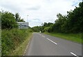 Approaching roundabout on the B4386