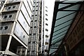 View of the Lloyds Building from Leadenhall Place