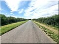 Road on top of the Wolds