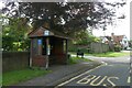 Bus shelter on A281, Bramley