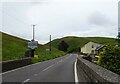 Entering Ceredigion on the A44, Eisteddfa Gurig