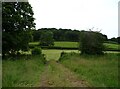 Field entrance off the A470