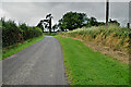 Nealty trimmed grass verge along Drumconnelly Road