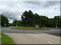 Roundabout on Llanidloes Road (A4811), Newtown