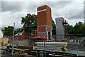 Construction of new footbridge and lifts at Newtown Railway Station