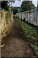 Path towards Two Locks Road, Cwmbran