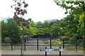 Salford Quays Waterfront Quay Car Parking and Vegetation