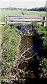 Footbridge for farmland track over Pow Beck south of Thornby