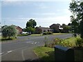 Junction of Woodcote Road and Dovecote Close