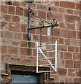 Sign for the former Hanging Gate public house, Ryecroft Gate