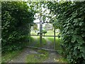 Entrance to allotments