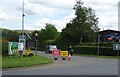 Road closure on the A54, Bosley Crossroads