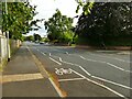 Cycle lane on Talbot Road