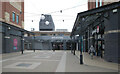 Bus station entrance, Captain Cook Square, Middlesbrough