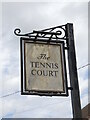 The Tennis Court sign