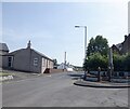 Main road and war memorial, Collin