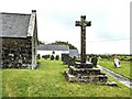 A fine cross at St Gwynog