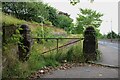 Former entrance ramp to hospital