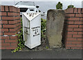 Old Mileposts by the A469, Caerphilly Road, Birchgrove, Gabalfa parish