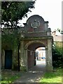 The James Stuart Garden, Norwich, gateway