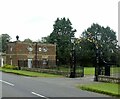 North Lodge and gates, Newburgh Priory, Coxwold