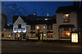 The Sun Inn, Stafford, in the evening