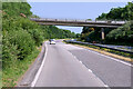 Footbridge over the Bodmin Bypass at Higher Margate