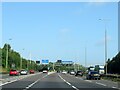 Junction 10a on the M6 Motorway northbound