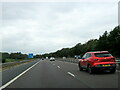 The M54 westbound, one mile to junction 7