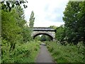 Road bridge over former railway