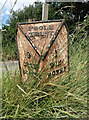 Old Milepost by the B3078, south west of Furzehill