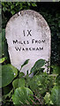 Old Milestone by the B3069, Langton Matravers