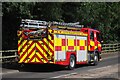 Kelso Fire Engine at Tour of Britain 2024 in Kelso