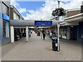 The entrance to Templars Square from Barns Road