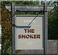 Sign for the Smoker public house