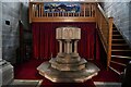 Mitford, St. Mary Magdalene Church: c19th font