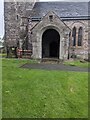 Church porch, Llanvihangel Crucorney, Monmouthshire