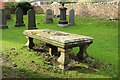 Table tomb, Carnbee Parish Church graveyard