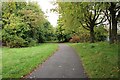 NS5069 : Footpath and cycle path by Richard Sutcliffe