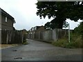 Public footpath through housing estate, Cowfold