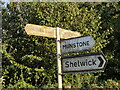 Direction Sign – Signpost at Shelwick Green