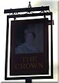 Sign for the Crown public house, Reepham