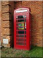 K6 telephone box on High Street, Marsham