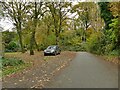 Access road to Bathpool Car park