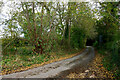 Lane north-east from Draycott in Shropshire